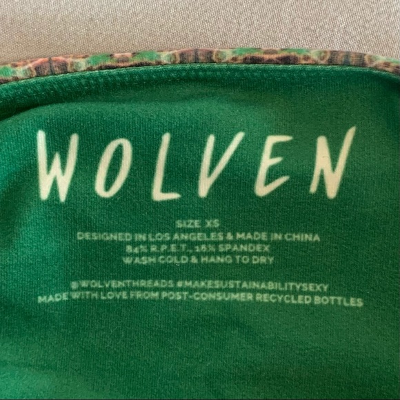 Wolven Threads Fauna Crossover High Waisted Short - Picture 4 of 8